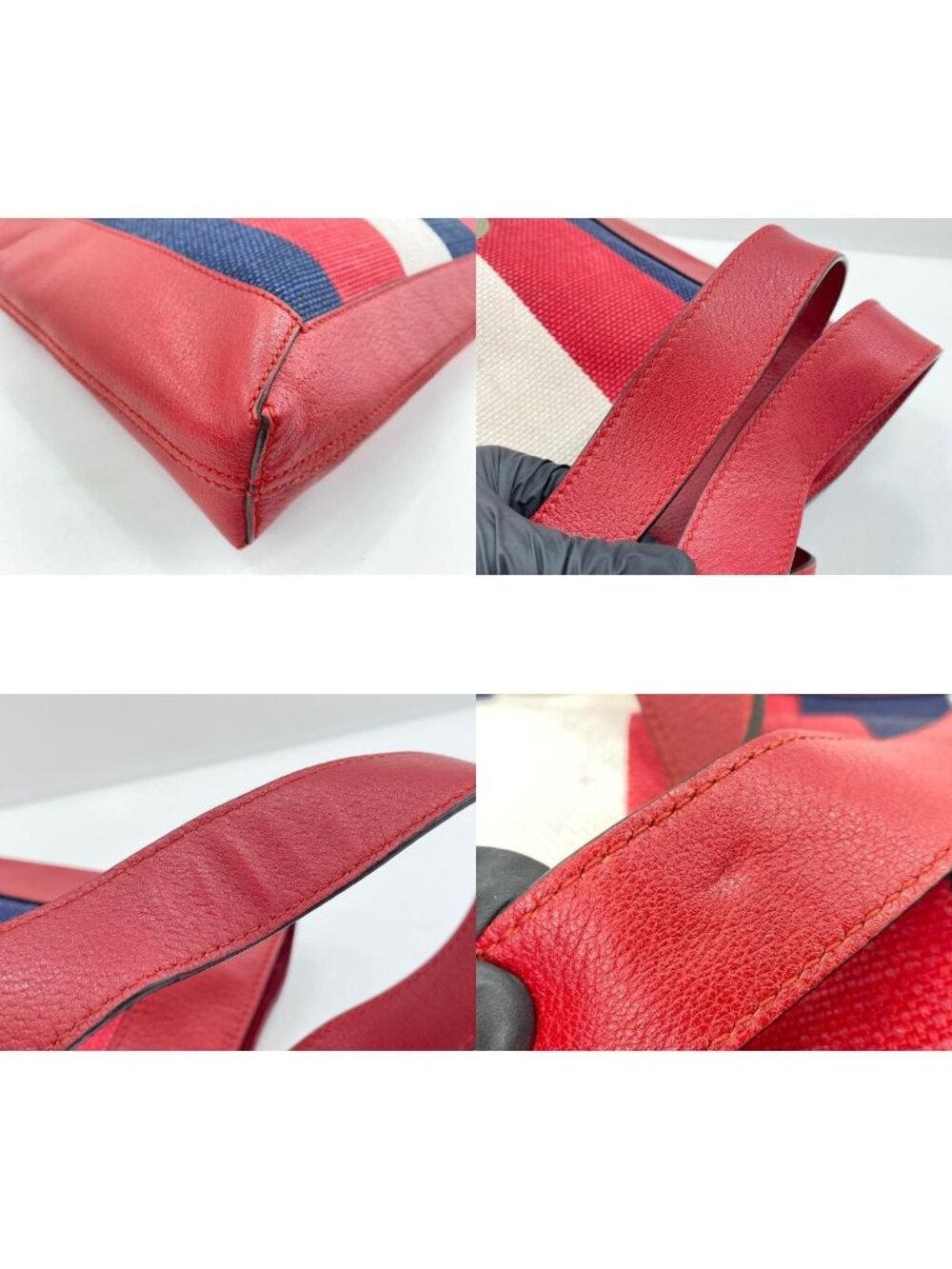 Gucci Handbag Canvas Leather Tricolor - Picture 8 of 9